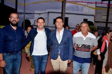 El edil Ramos pregona las fiestas del Carmen de La Medianía (Foto Francisco Javier Santana)